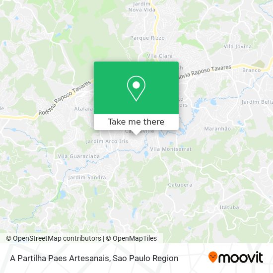 A Partilha Paes Artesanais map