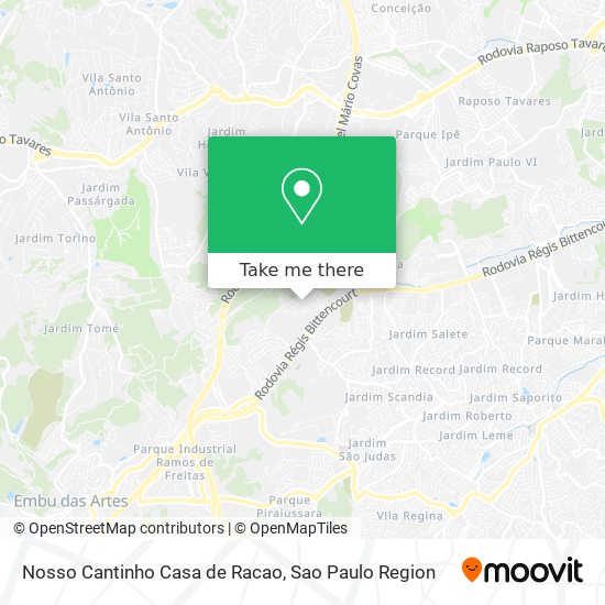 Nosso Cantinho Casa de Racao map