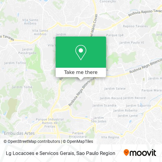 Lg Locacoes e Servicos Gerais map