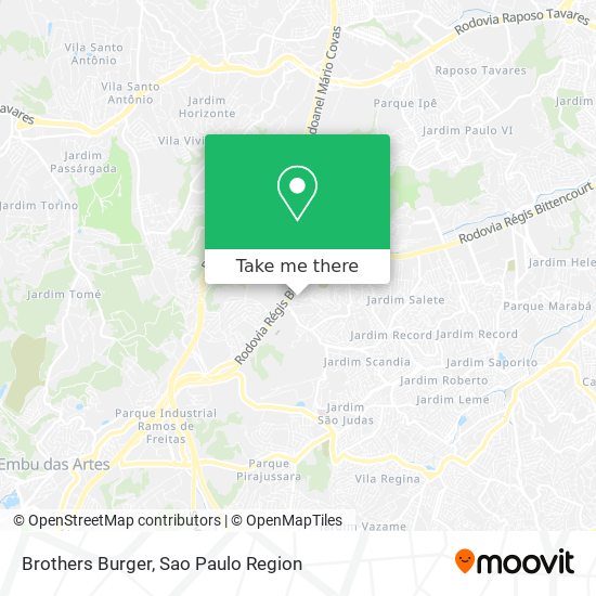 Brothers Burger map