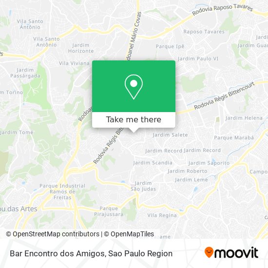 Bar Encontro dos Amigos map