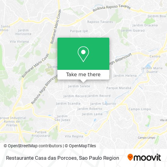 Restaurante Casa das Porcoes map