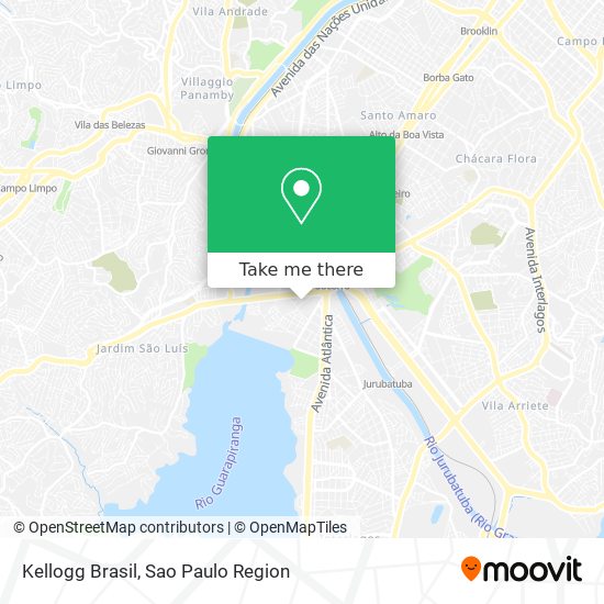 Kellogg Brasil map