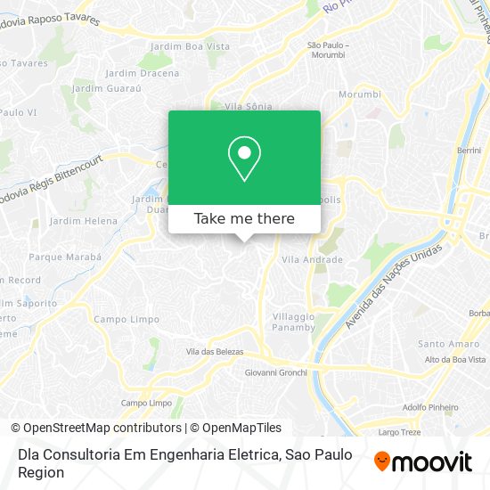 Dla Consultoria Em Engenharia Eletrica map