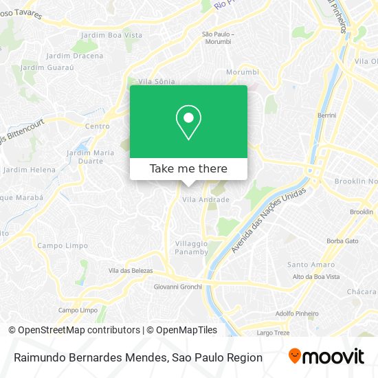 Mapa Raimundo Bernardes Mendes