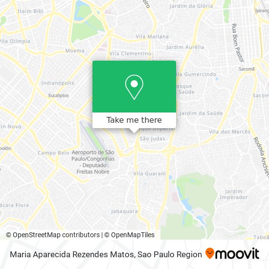 Mapa Maria Aparecida Rezendes Matos