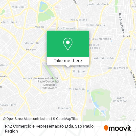 Rh2 Comercio e Representacao Ltda map