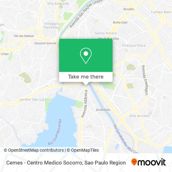 Mapa Cemes - Centro Medico Socorro