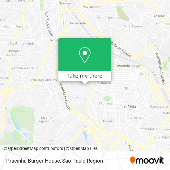 Mapa Pracinha Burger House