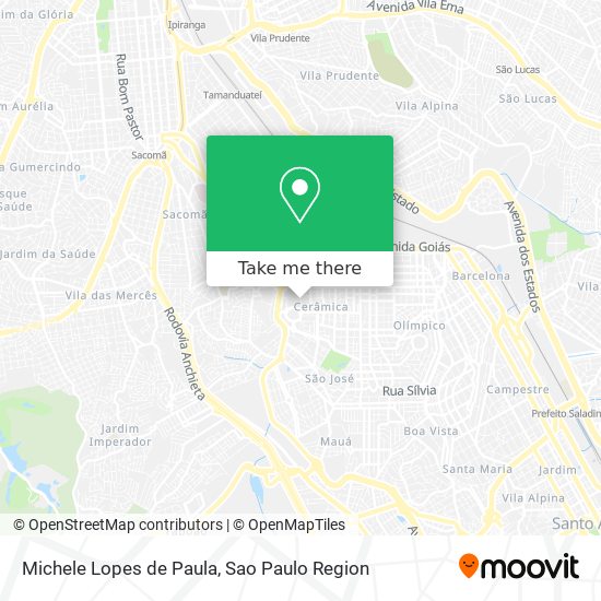 Mapa Michele Lopes de Paula
