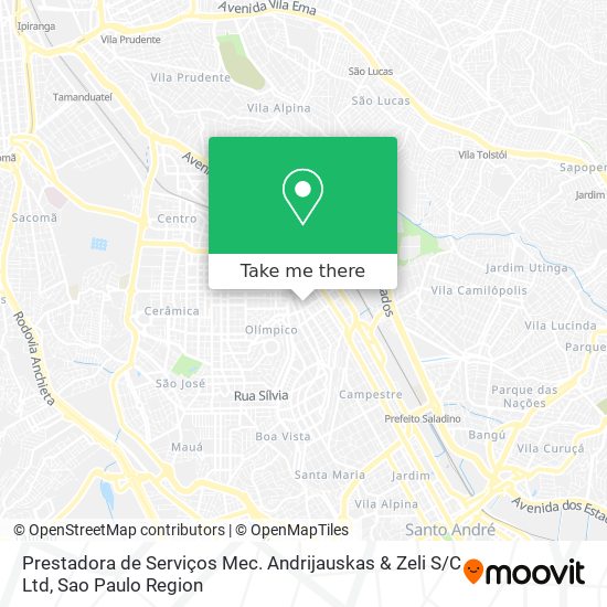 Prestadora de Serviços Mec. Andrijauskas & Zeli S / C Ltd map