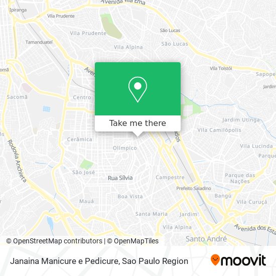 Janaina Manicure e Pedicure map