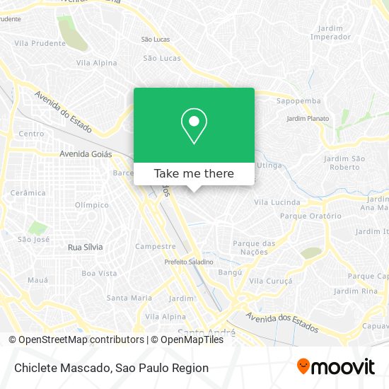 Chiclete Mascado map