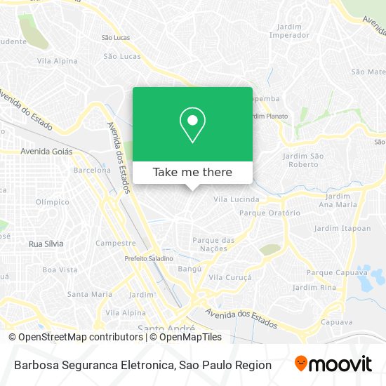 Barbosa Seguranca Eletronica map