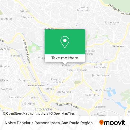 Mapa Nobre Papelaria Personalizada