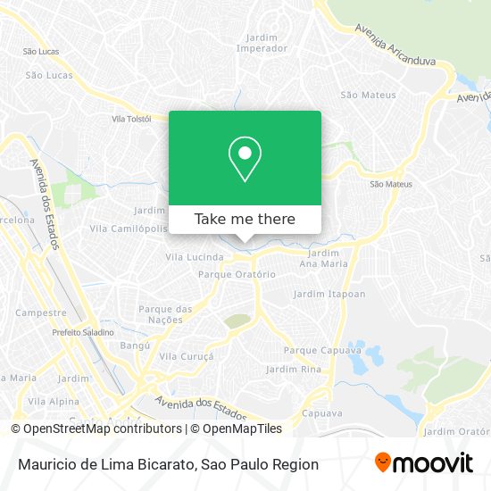 Mauricio de Lima Bicarato map