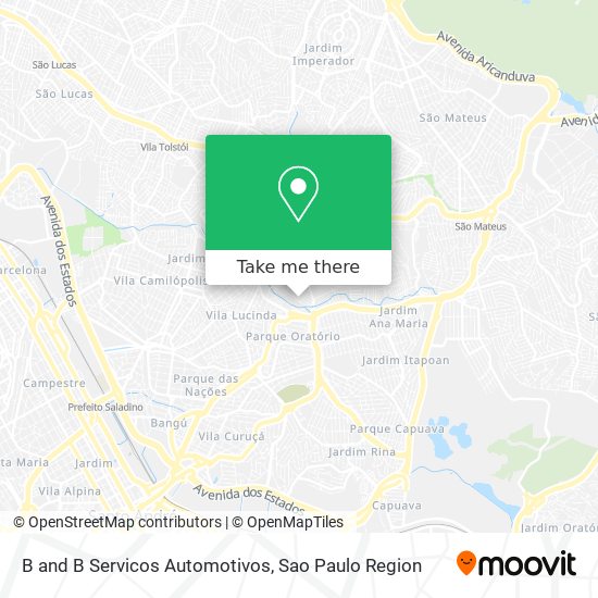 B and B Servicos Automotivos map