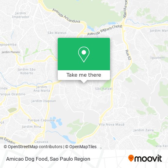 Mapa Amicao Dog Food