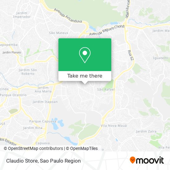 Mapa Claudio Store