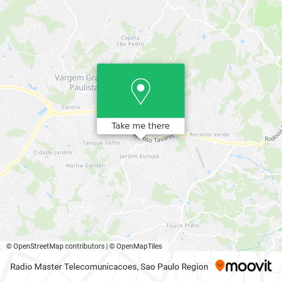 Radio Master Telecomunicacoes map