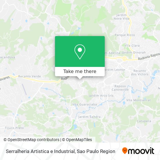 Serralheria Artistica e Industrial map