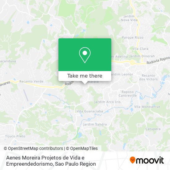 Aenes Moreira Projetos de Vida e Empreendedorismo map