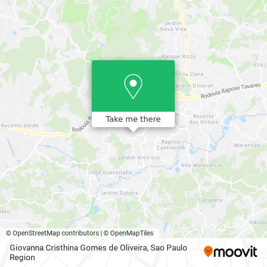 Giovanna Cristhina Gomes de Oliveira map