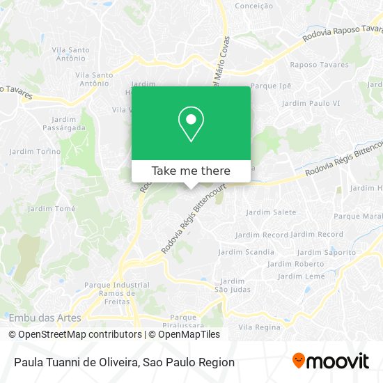 Paula Tuanni de Oliveira map