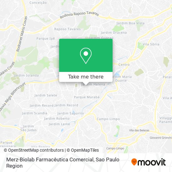 Mapa Merz-Biolab Farmacêutica Comercial