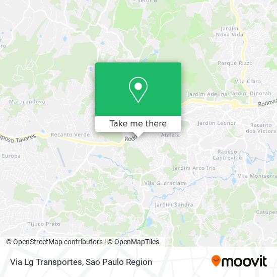 Via Lg Transportes map