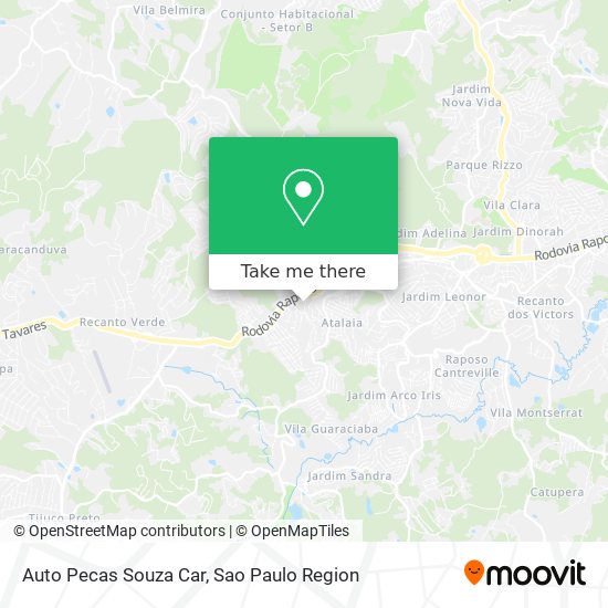 Auto Pecas Souza Car map