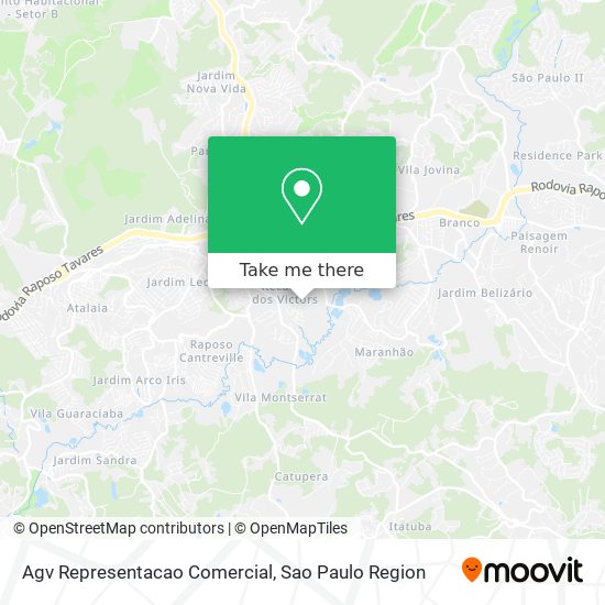 Agv Representacao Comercial map