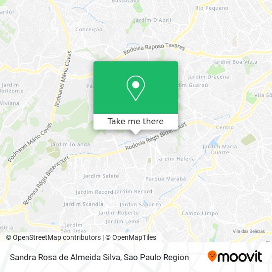 Sandra Rosa de Almeida Silva map