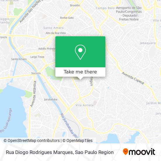 Mapa Rua Diogo Rodrigues Marques