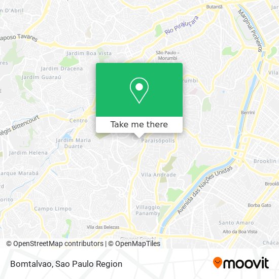 Mapa Bomtalvao