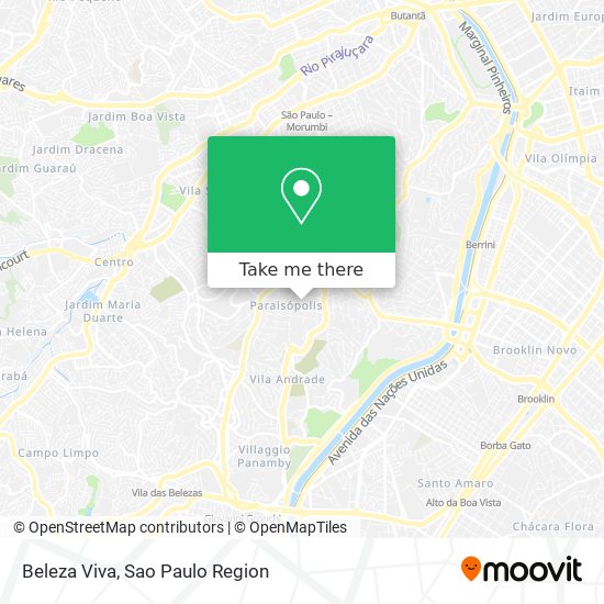 Beleza Viva map