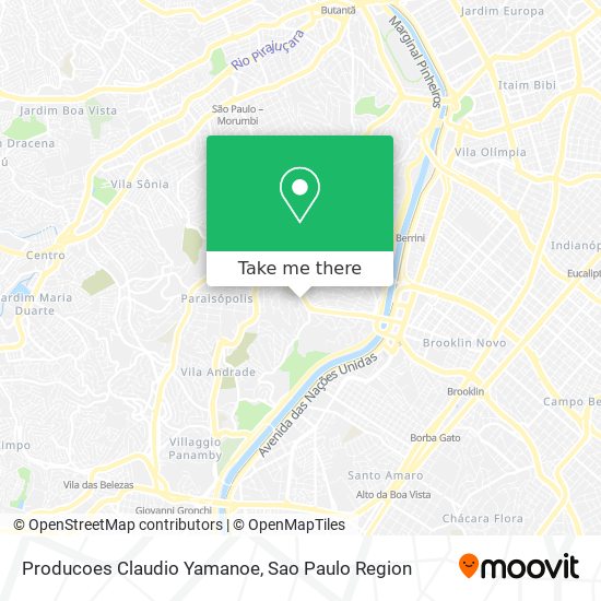 Producoes Claudio Yamanoe map