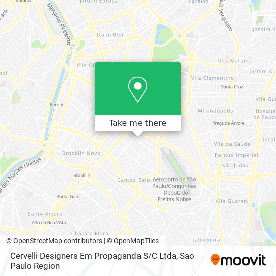 Mapa Cervelli Designers Em Propaganda S / C Ltda