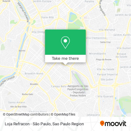 Loja Refracon - São Paulo map