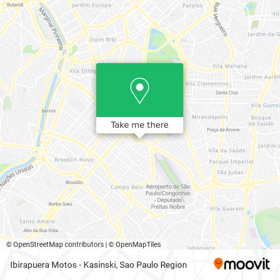 Ibirapuera Motos - Kasinski map