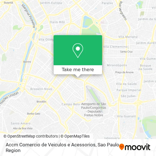 Accm Comercio de Veiculos e Acessorios map