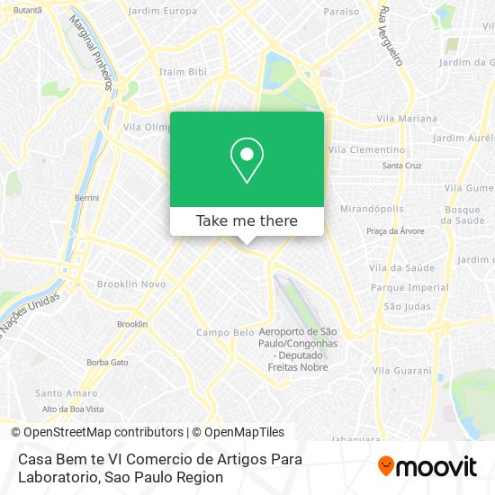 Casa Bem te VI Comercio de Artigos Para Laboratorio map