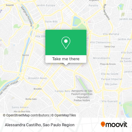 Alessandra Castilho map