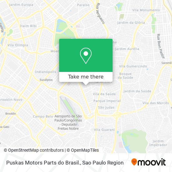 Puskas Motors Parts do Brasil. map