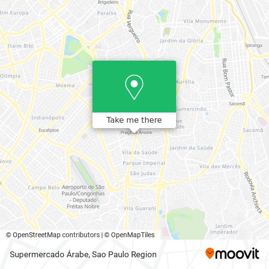 Mapa Supermercado Árabe