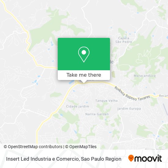 Insert Led Industria e Comercio map