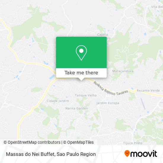 Massas do Nei Buffet map
