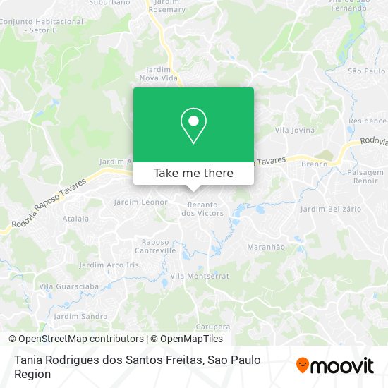 Tania Rodrigues dos Santos Freitas map