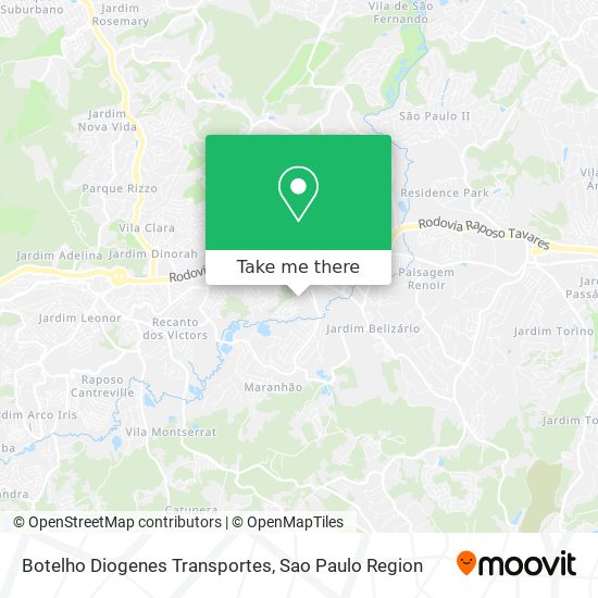 Botelho Diogenes Transportes map
