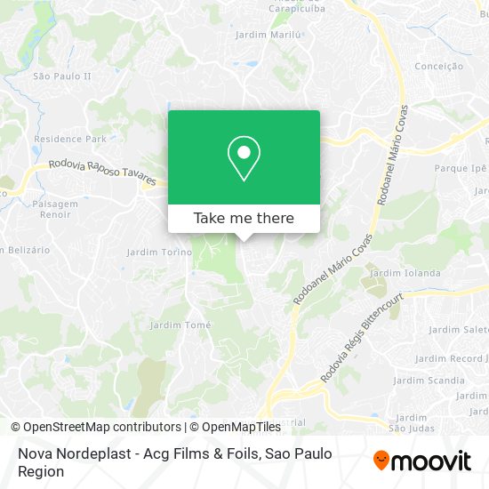 Nova Nordeplast - Acg Films & Foils map